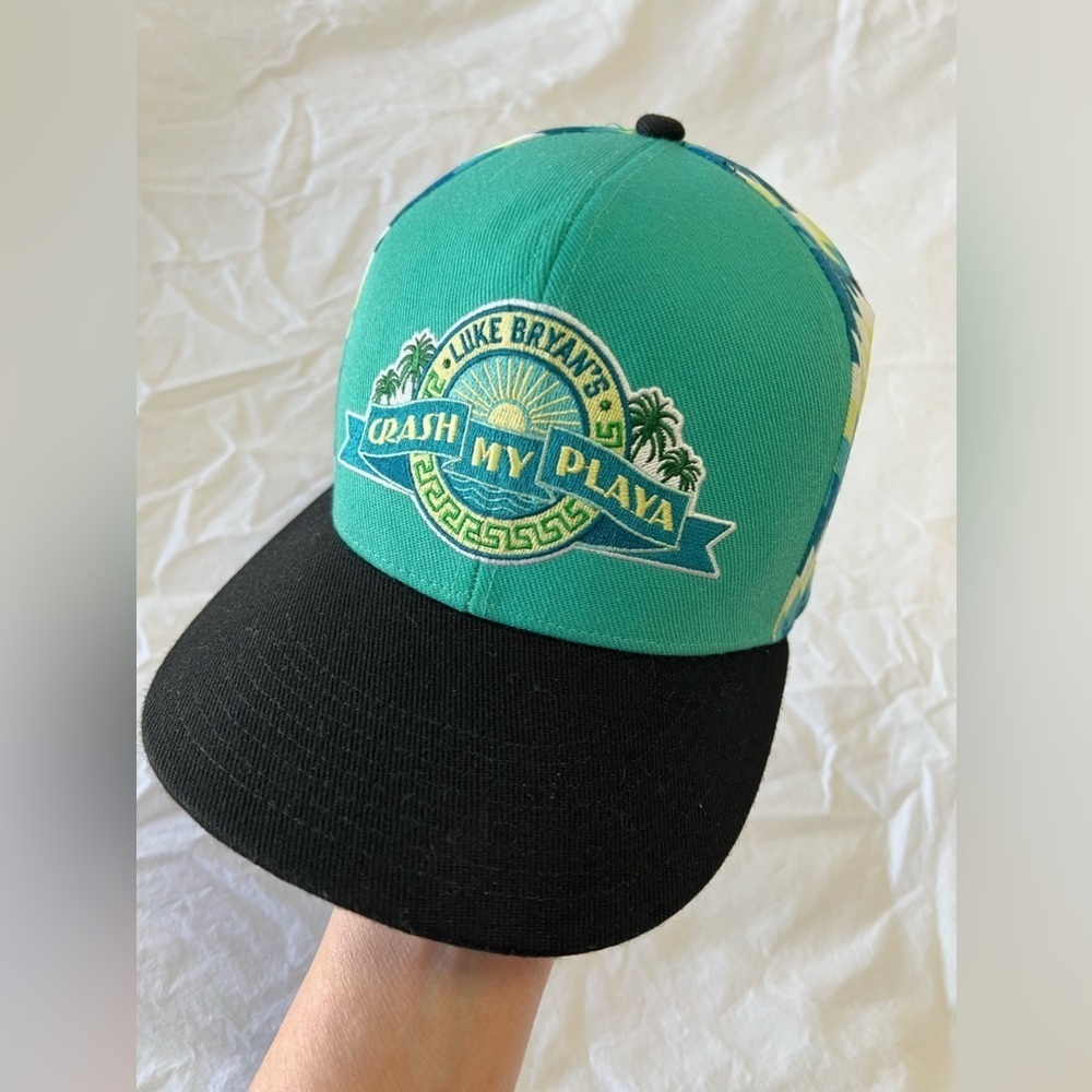 Luke Bryan | Snap Back Hat | Crash My Playa Tour Adjustable Limited Grass Roots